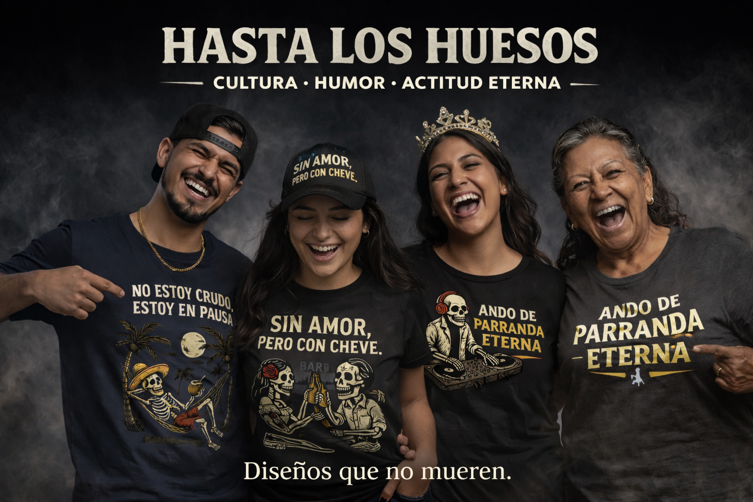 💀 Hasta Los Huesos – Cultura, humor y estilo que no muere
