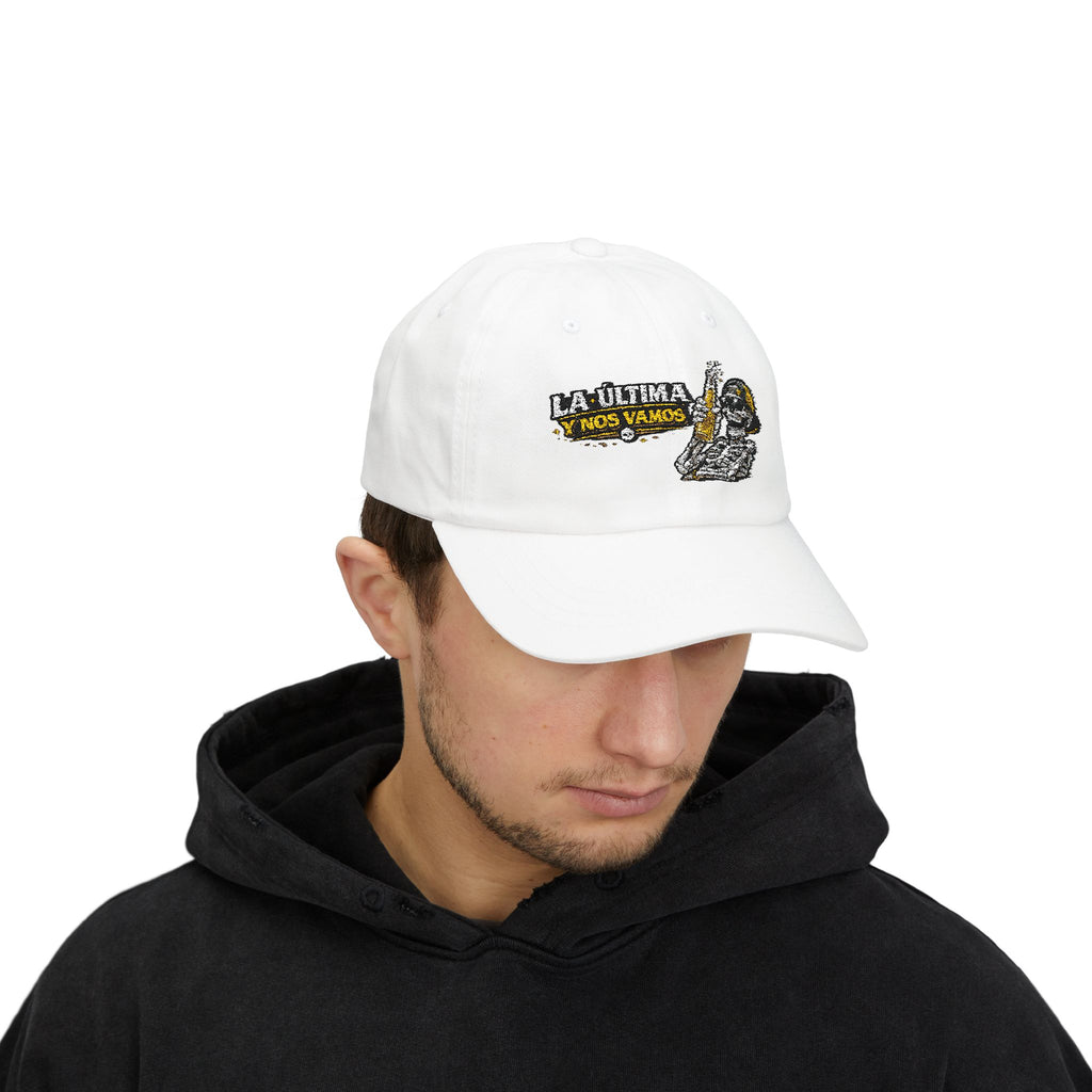 La Última y Nos Vamos – Gorra Bordada | Hasta Los Huesos Co.