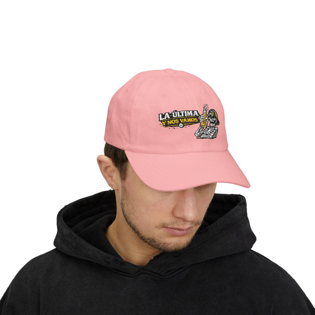 La Última y Nos Vamos – Gorra Bordada | Hasta Los Huesos Co.