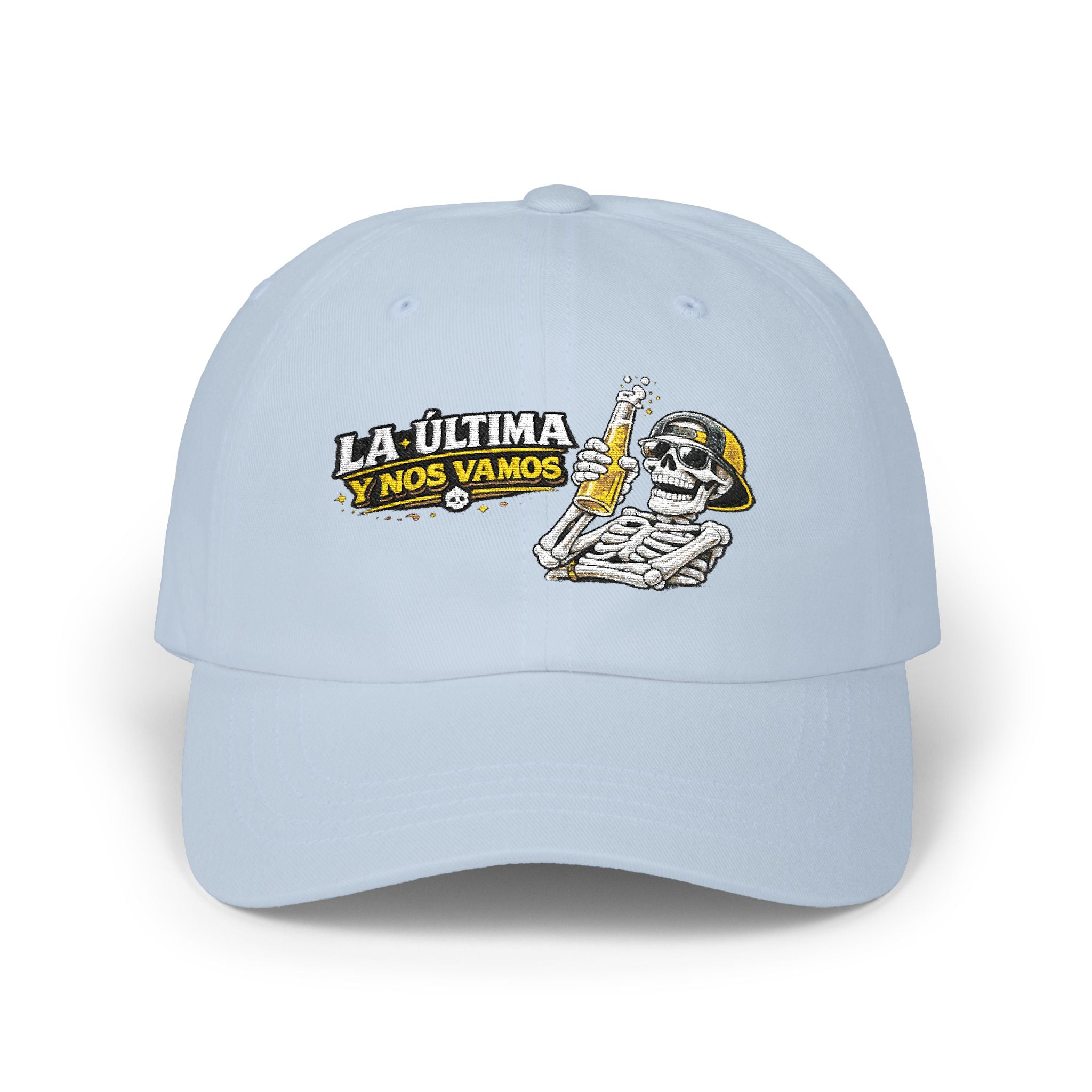 La Última y Nos Vamos – Gorra Bordada | Hasta Los Huesos Co.