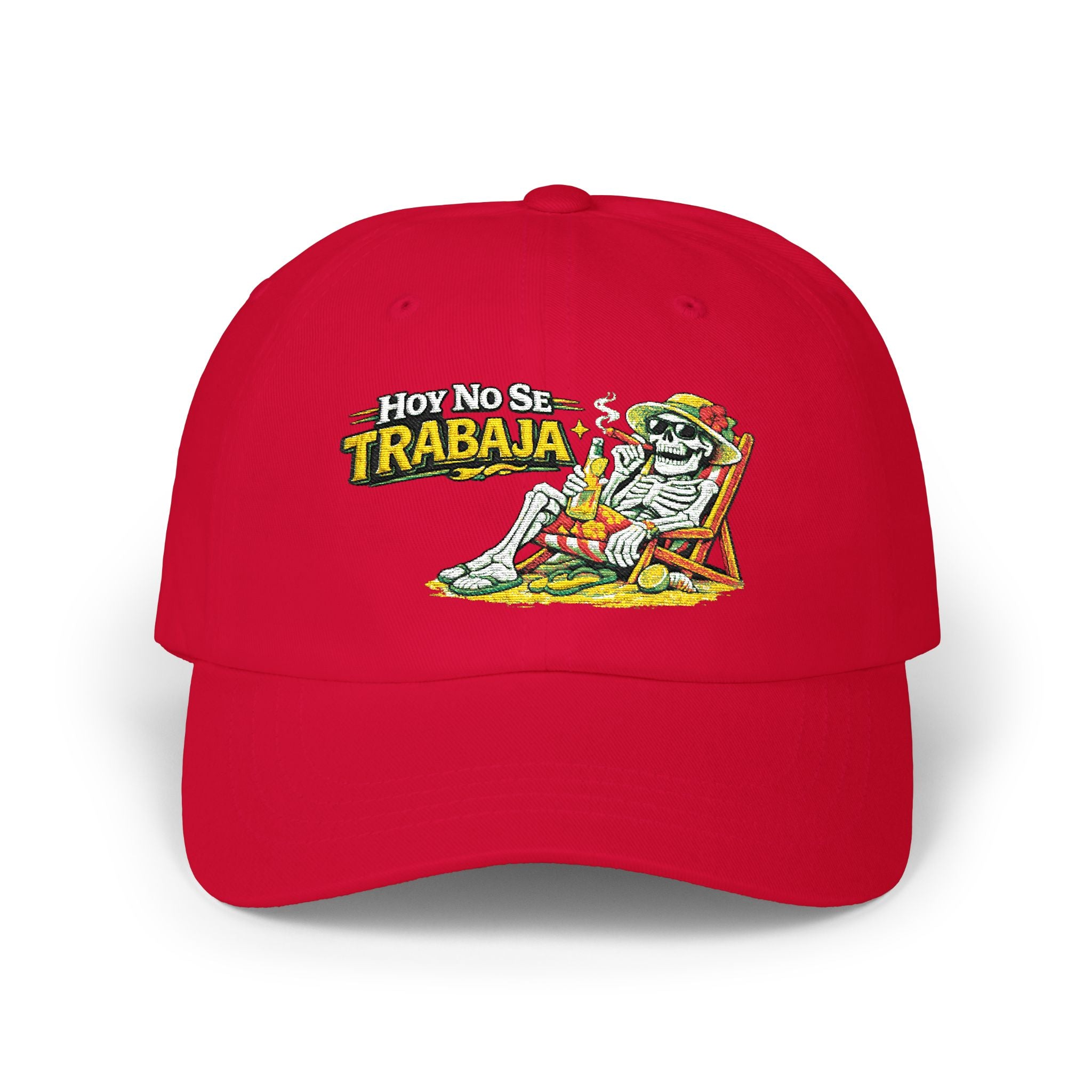 Hoy No Se Trabaja – Gorra Bordada | Hasta Los Huesos Co.