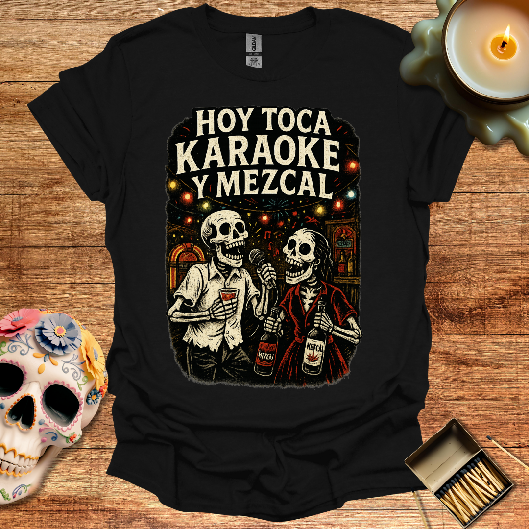 🎤🔥 Karaoke y Mezcal: Noche de Calacas Afinadas 🔥🎤