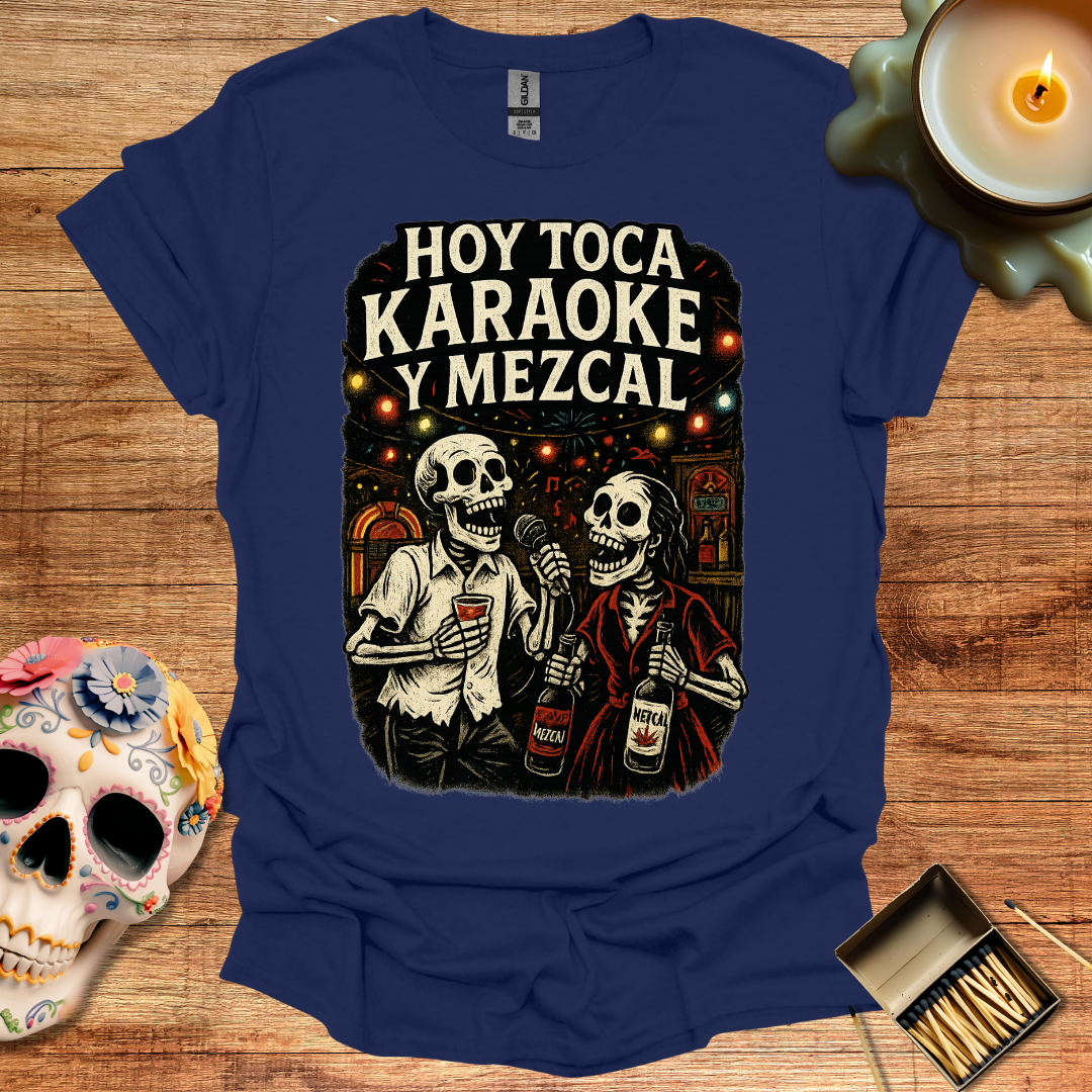🎤🔥 Karaoke y Mezcal: Noche de Calacas Afinadas 🔥🎤
