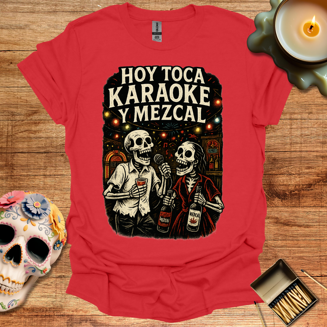 🎤🔥 Karaoke y Mezcal: Noche de Calacas Afinadas 🔥🎤