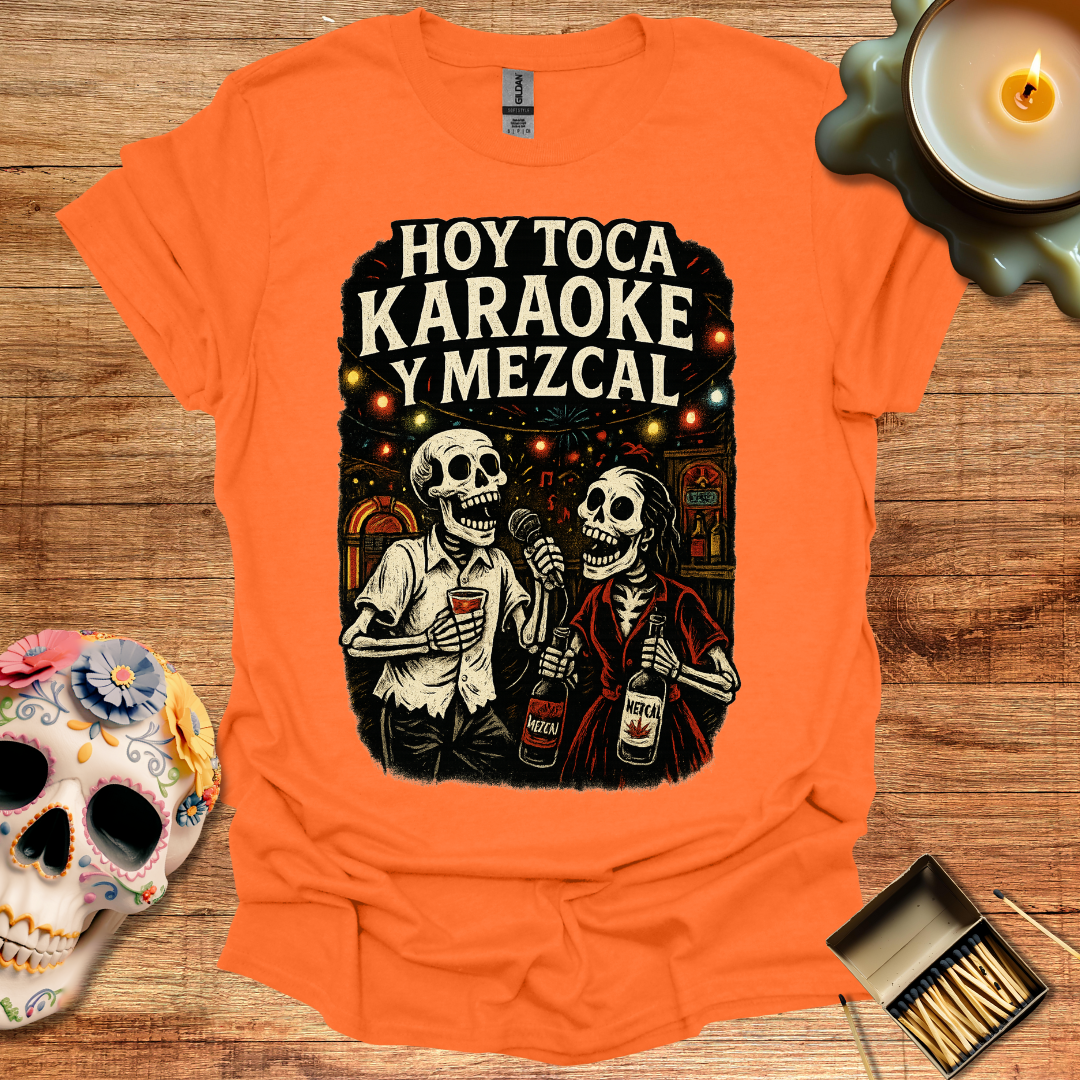 🎤🔥 Karaoke y Mezcal: Noche de Calacas Afinadas 🔥🎤