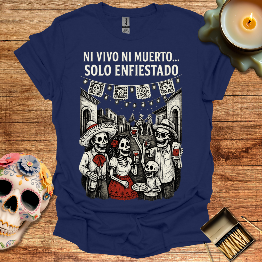 💀✨ Ni Vivo Ni Muerto… Solo Enfiestado – Fiesta eterna al estilo del más allá 🎉