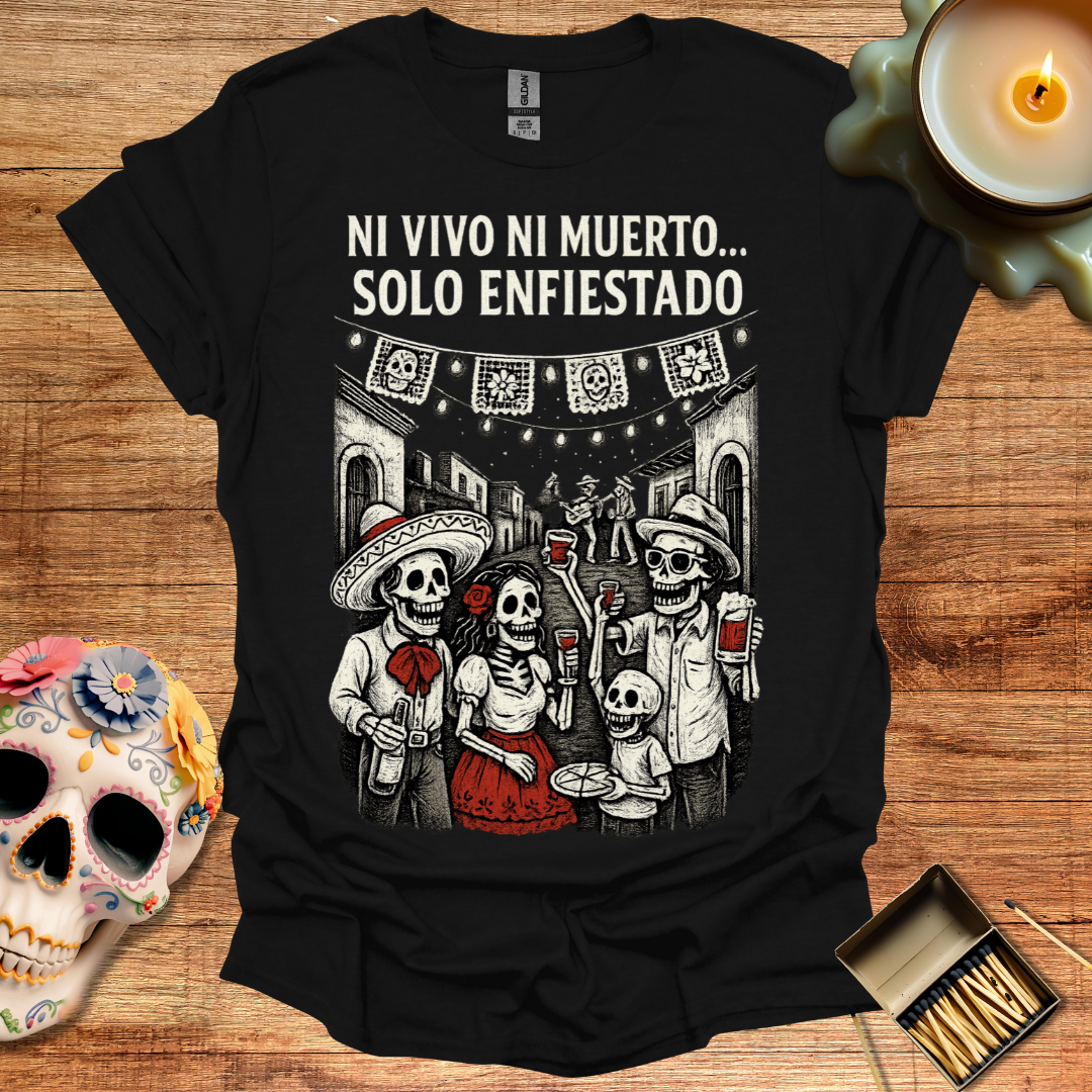 💀✨ Ni Vivo Ni Muerto… Solo Enfiestado – Fiesta eterna al estilo del más allá 🎉