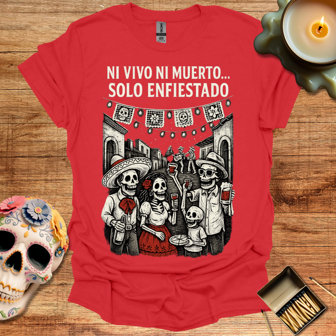 💀✨ Ni Vivo Ni Muerto… Solo Enfiestado – Fiesta eterna al estilo del más allá 🎉