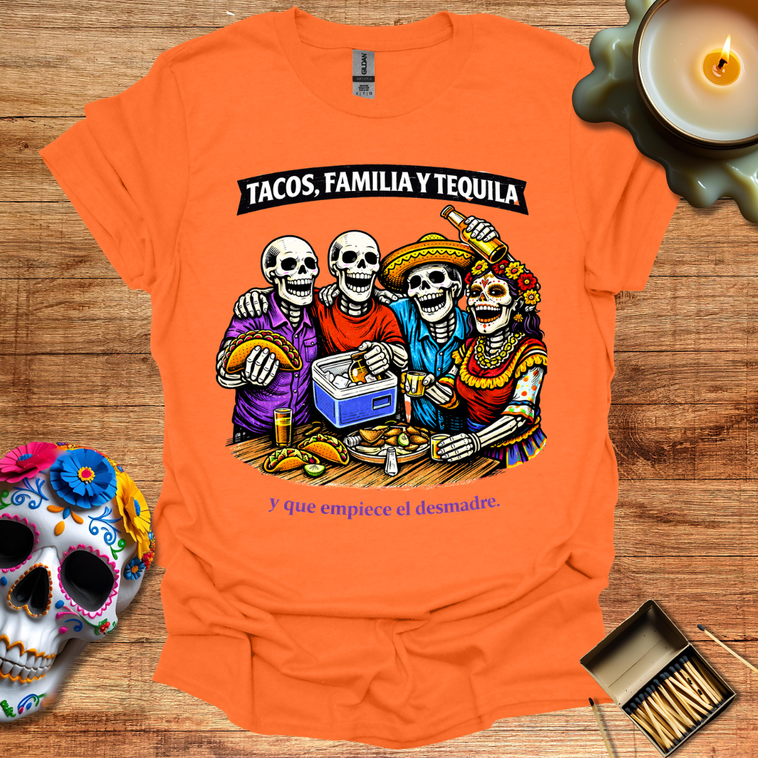 Tacos, Familia y Tequila T-Shirt