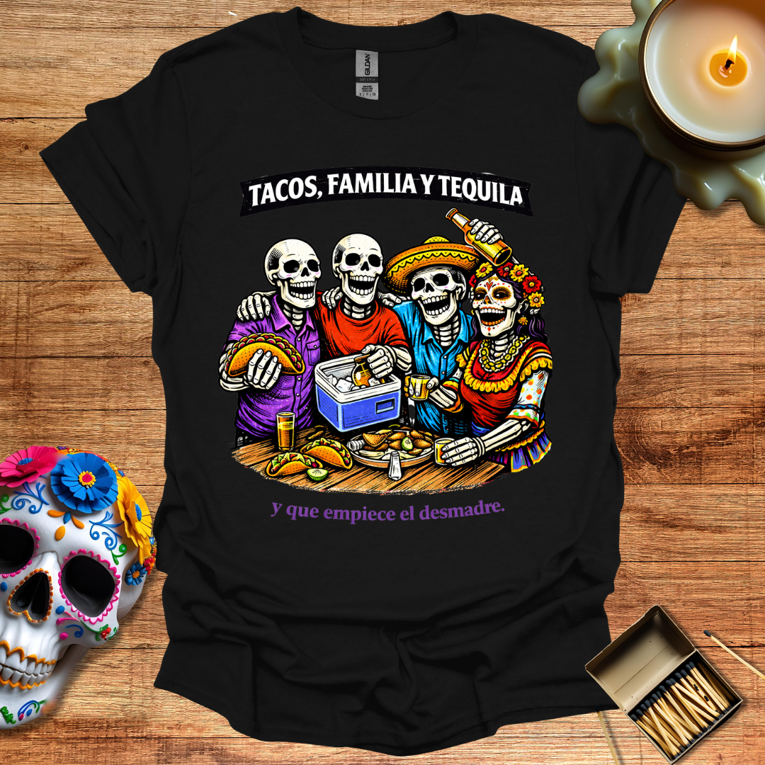 Tacos, Familia y Tequila T-Shirt