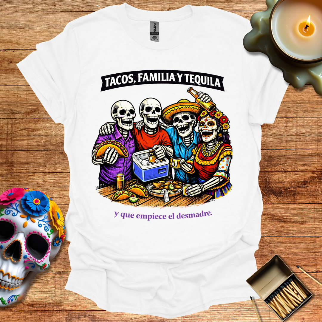 Tacos, Familia y Tequila T-Shirt