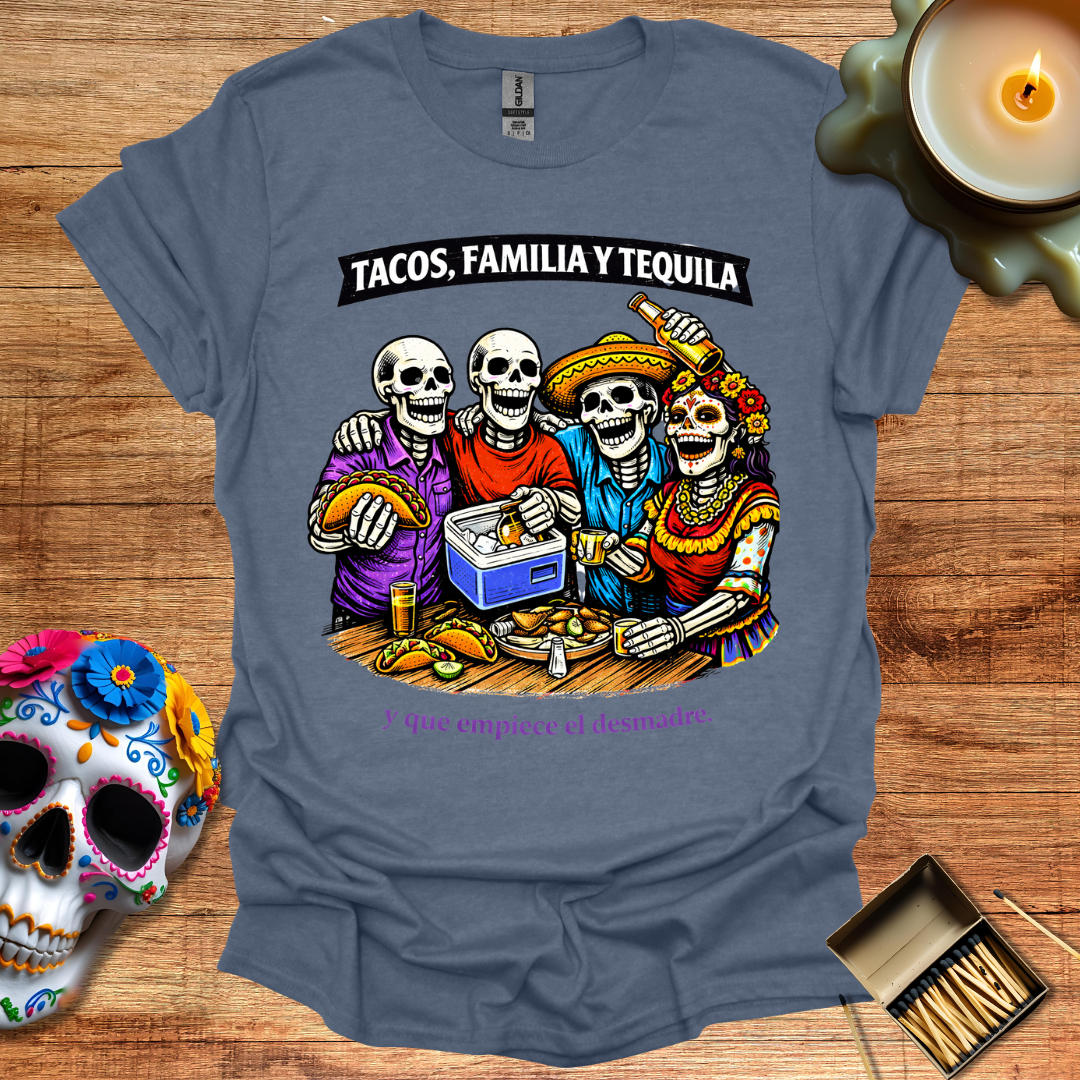 Tacos, Familia y Tequila T-Shirt