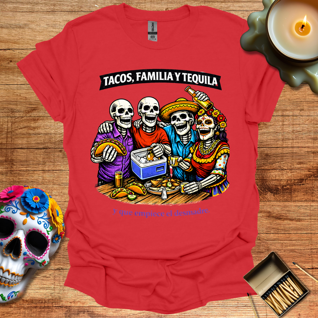 Tacos, Familia y Tequila T-Shirt