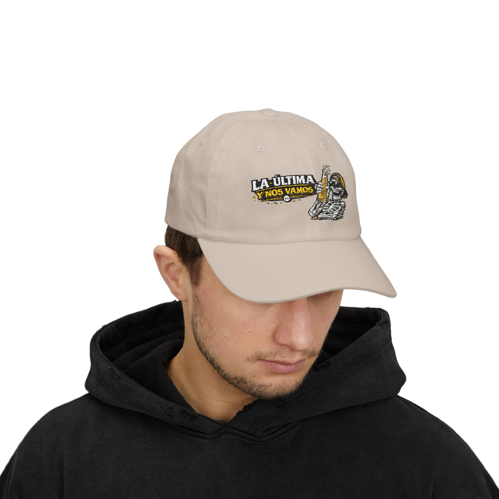 La Última y Nos Vamos – Gorra Bordada | Hasta Los Huesos Co.