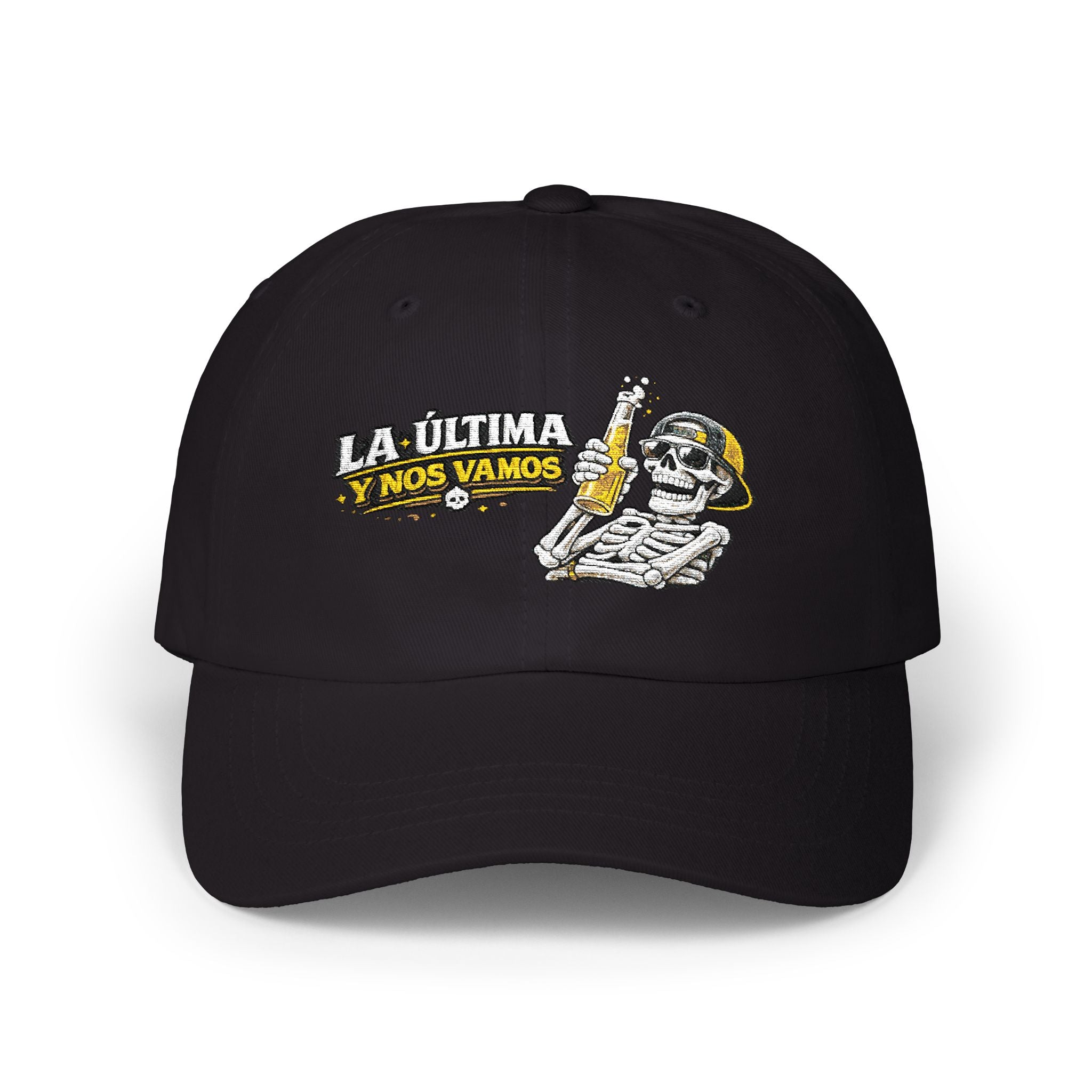 La Última y Nos Vamos – Gorra Bordada | Hasta Los Huesos Co.