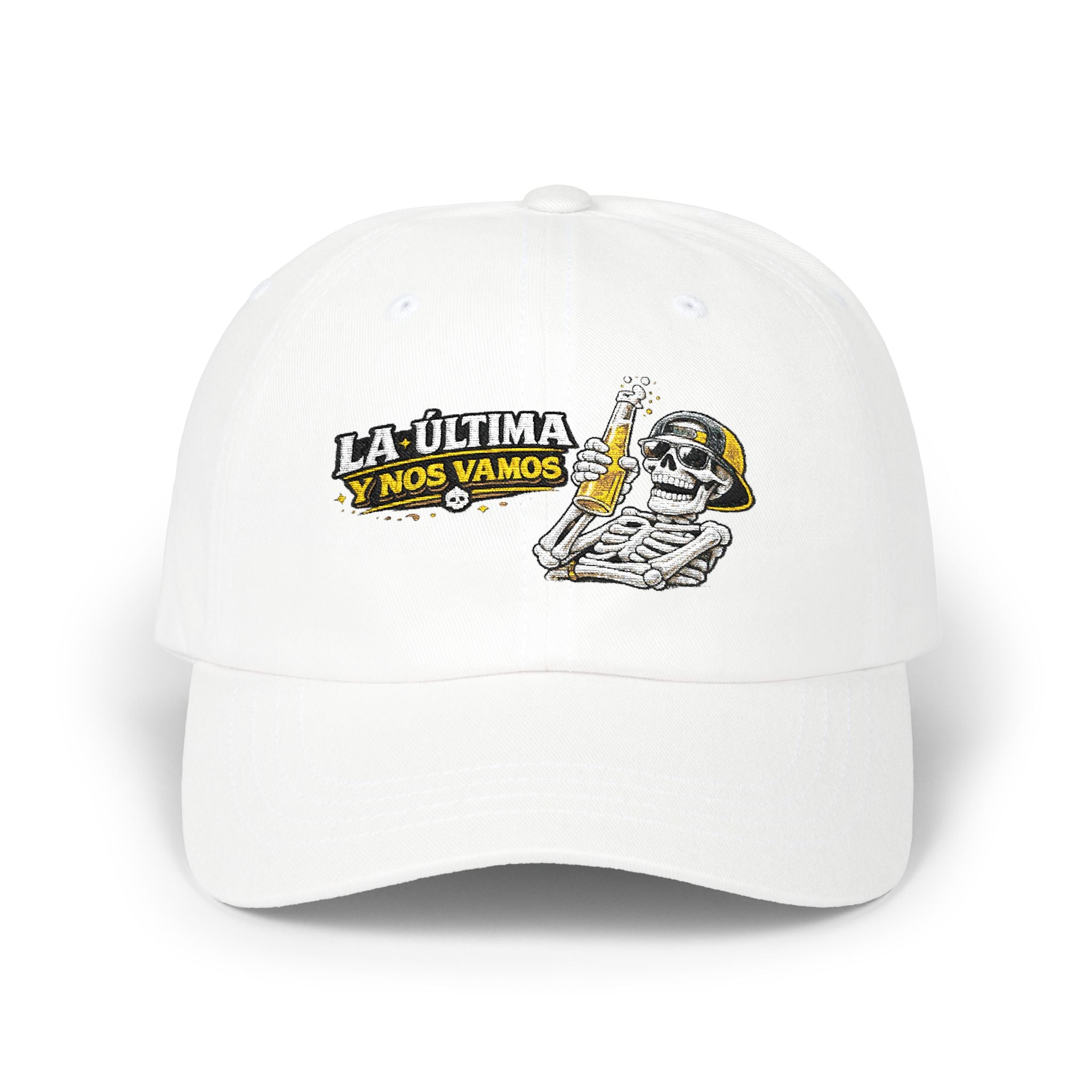 La Última y Nos Vamos – Gorra Bordada | Hasta Los Huesos Co.
