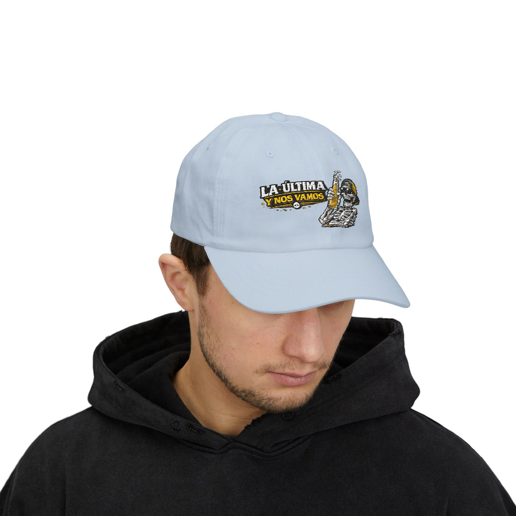 La Última y Nos Vamos – Gorra Bordada | Hasta Los Huesos Co.