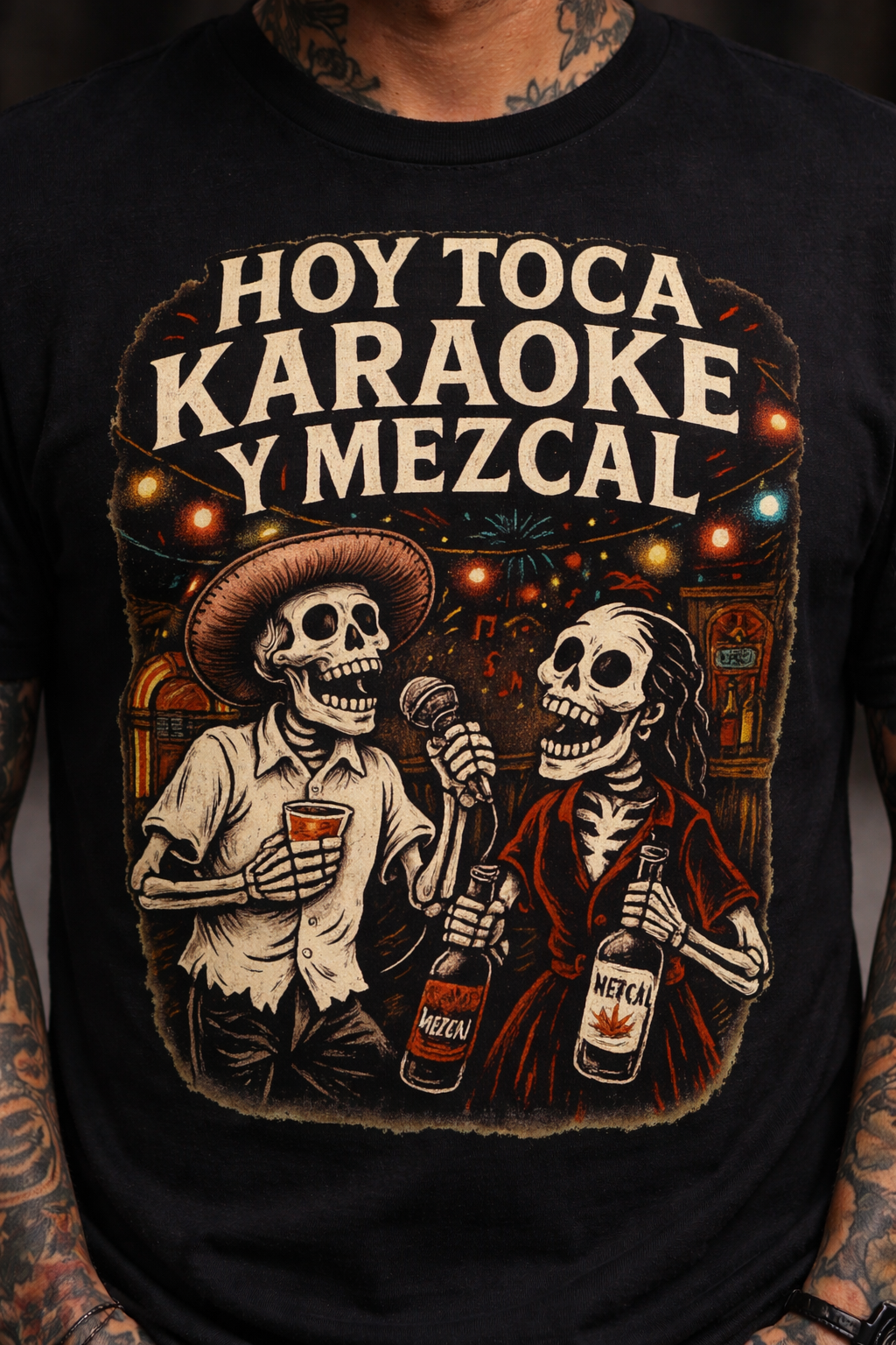 Karaoke y Mezcal